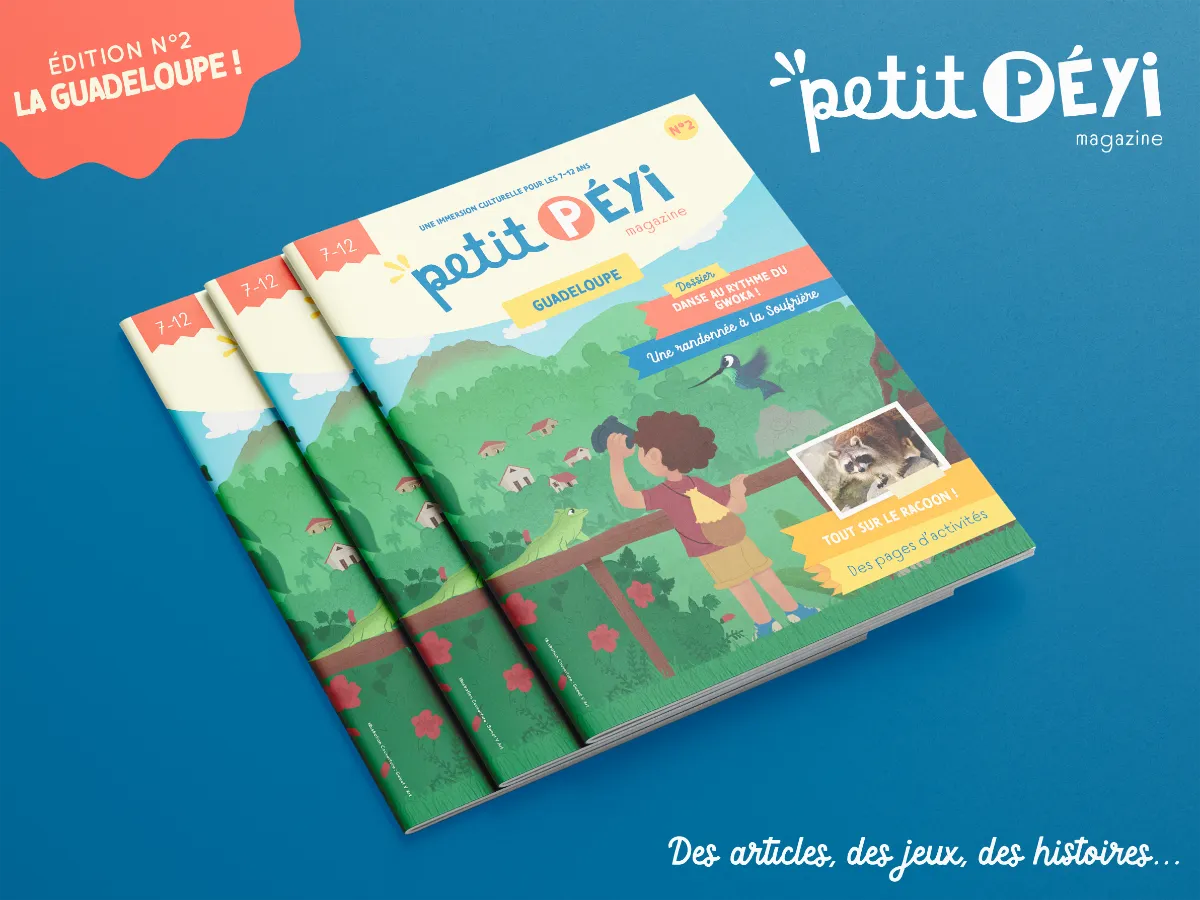 Magazine enfant Petit Péyi n°2 Destination Guadeloupe