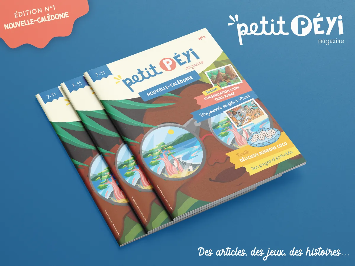 Magazine enfant Petit Péyi n°1 Destination Nouvelle-Calédonie